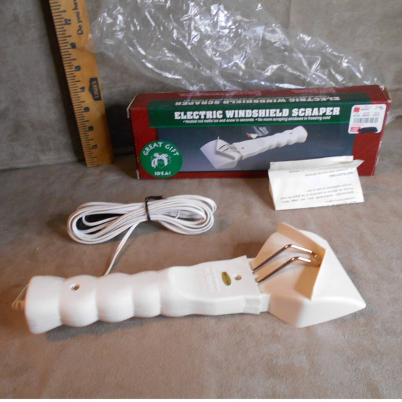 Electric Windshield Scraper Four Star Int'l Heated Scraper NIB Vintage - Picture 2 of 8